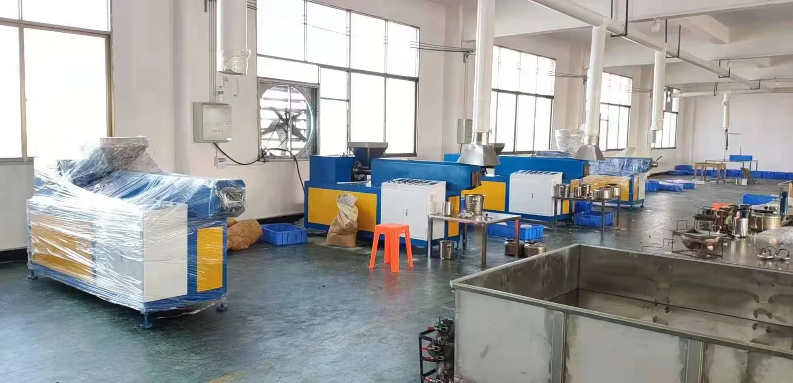 Equipment assembly and factory testing