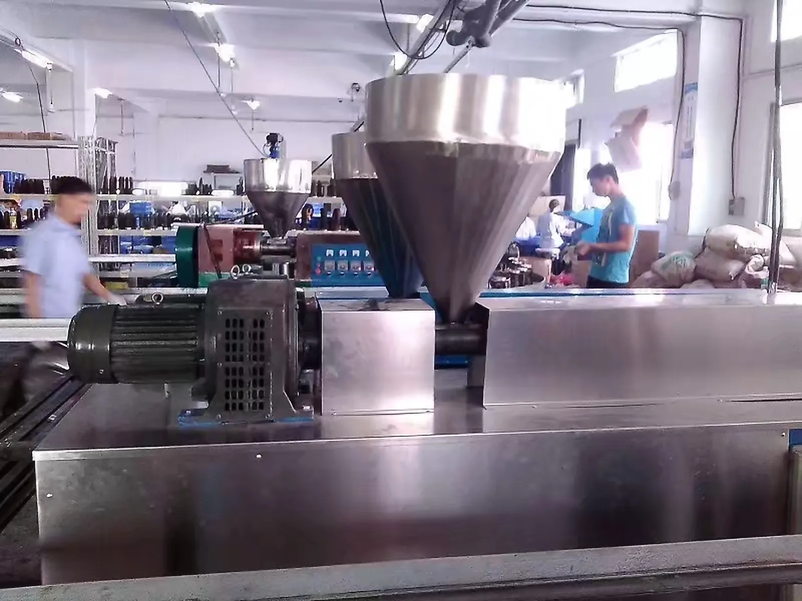 Material processing and stainless-steel equipment area