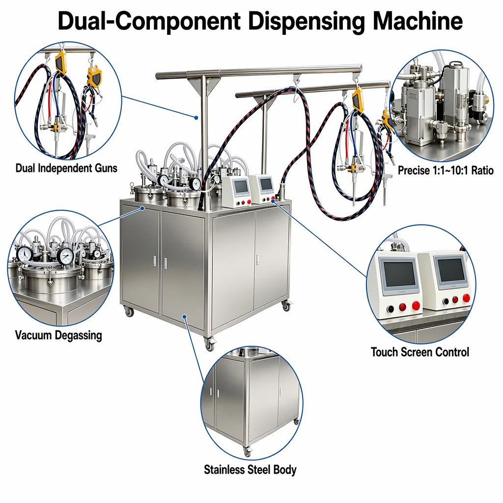 Four-Bucket Liquid Silicone Machine product image 4