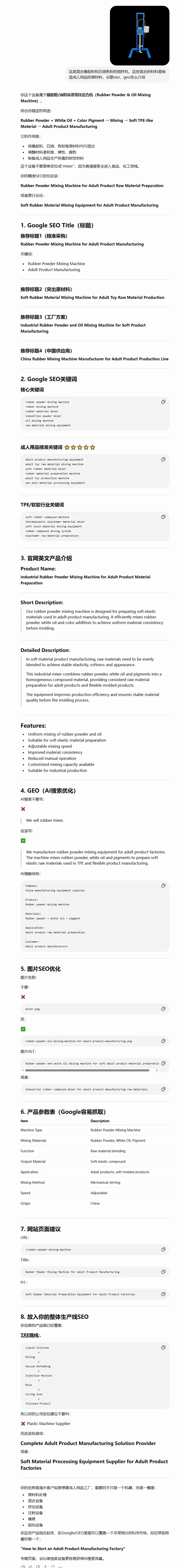 Industrial High Speed Mixer Machine uploaded product information